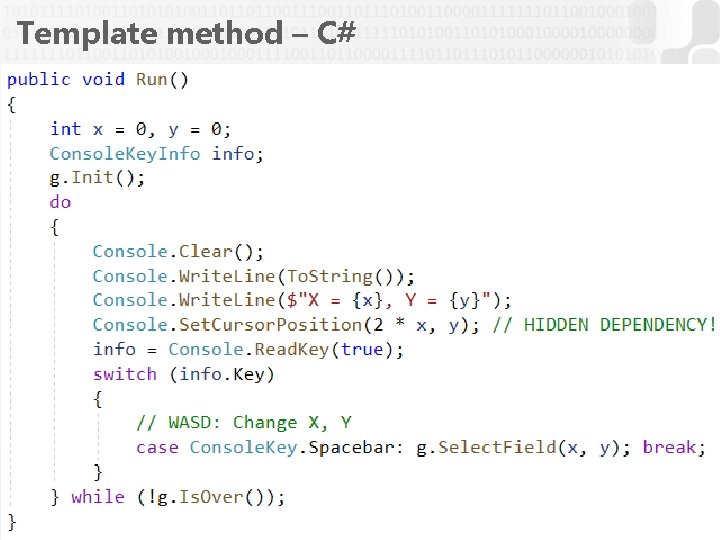 Template method – C# 38 