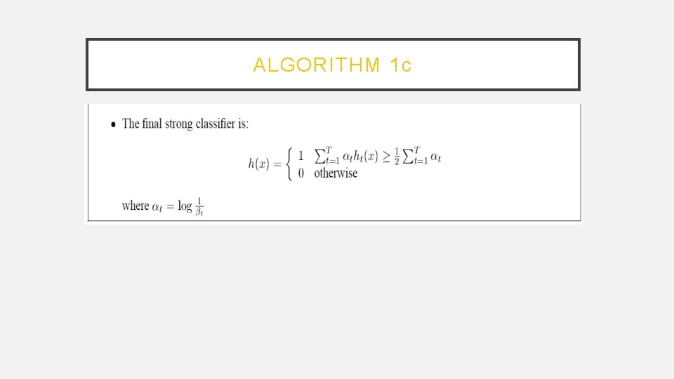 ALGORITHM 1 c 