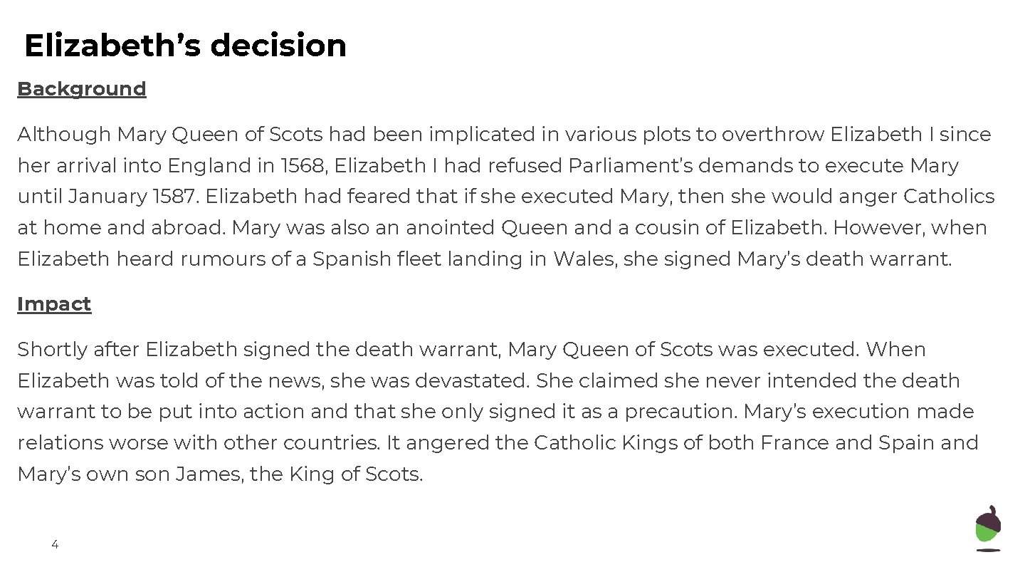 History Unit 2 Elizabeth Lesson 16 of 30