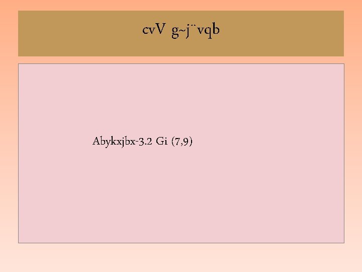 cv. V g~j¨vqb Abykxjbx-3. 2 Gi (7, 9) 