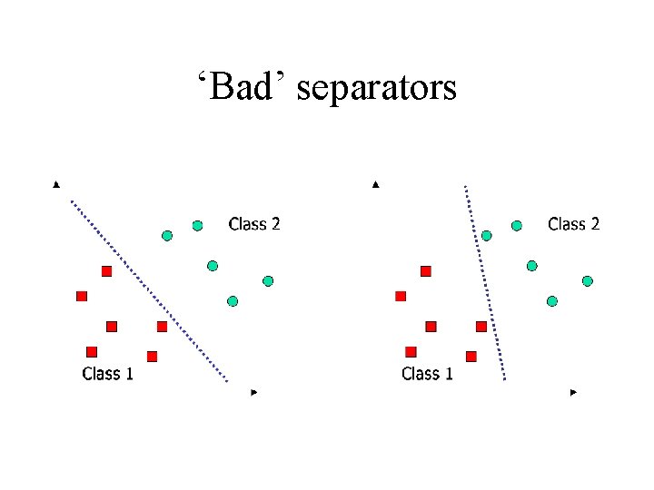 ‘Bad’ separators 