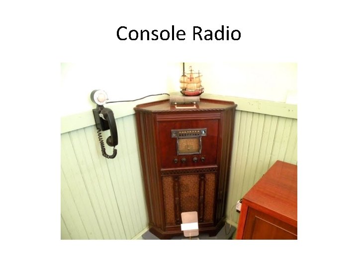 Console Radio 