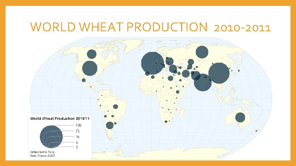 WORLD WHEAT PRODUCTION 2010 -2011 