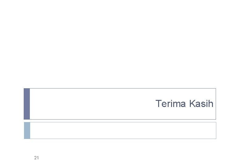 Terima Kasih 21 