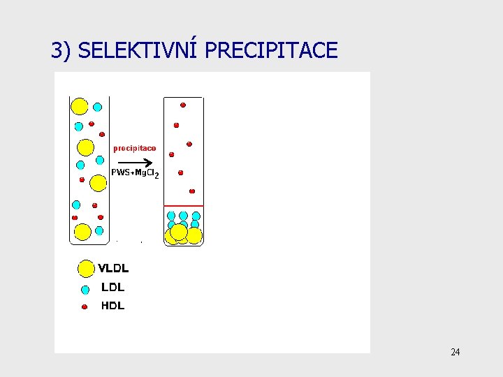 3) SELEKTIVNÍ PRECIPITACE 24 