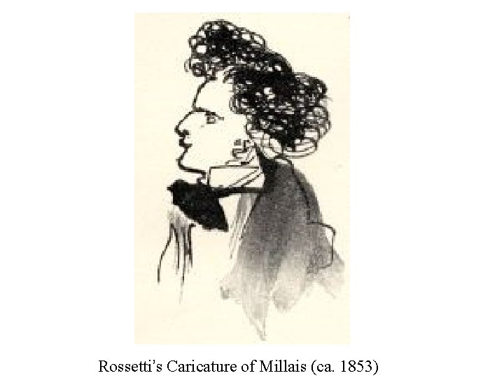 Rossetti’s Caricature of Millais (ca. 1853) 