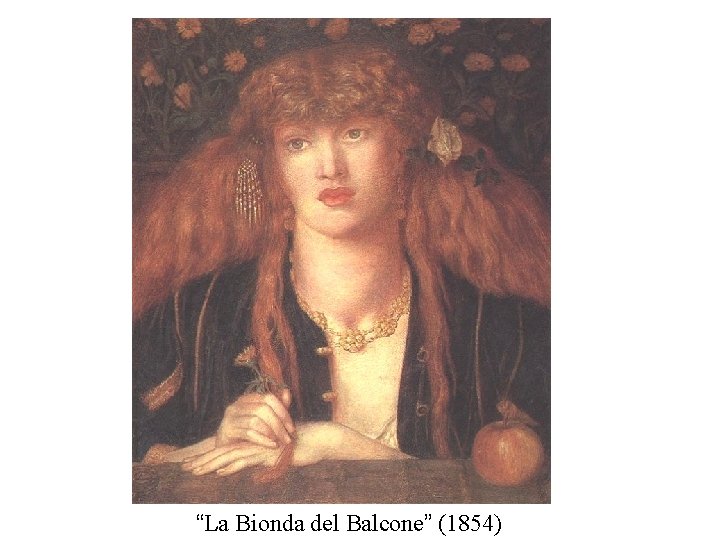 “La Bionda del Balcone” (1854) 