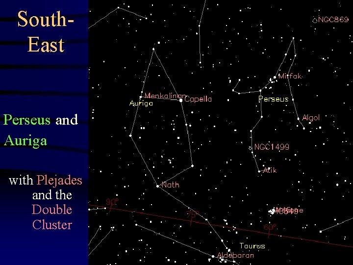 South. East Perseus and Auriga with Plejades and the Double Cluster 