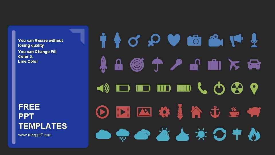 Fully Editable Icon Sets: C You can Resize without losing quality You can Change