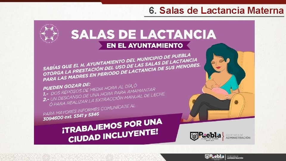 6. Salas de Lactancia Materna 