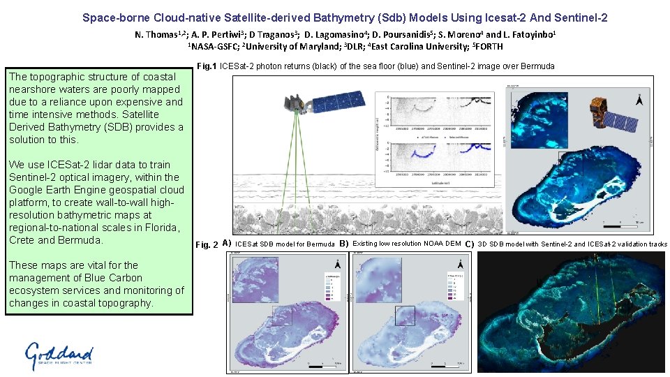 Space-borne Cloud-native Satellite-derived Bathymetry (Sdb) Models Using Icesat-2 And Sentinel-2 N. Thomas 1, 2;