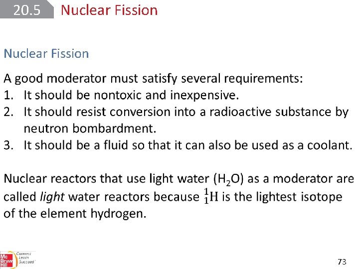 20. 5 Nuclear Fission 73 