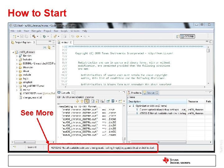 How to Start See More CCS APPS 