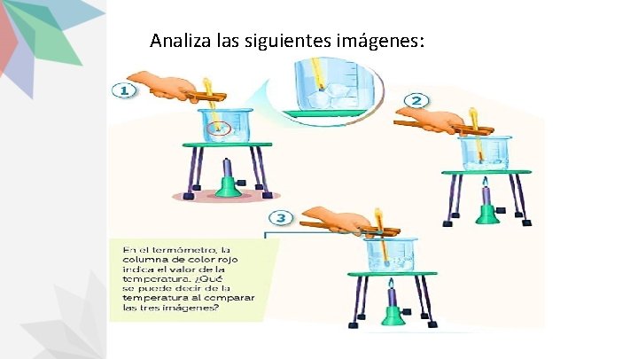 Analiza las siguientes imágenes: 