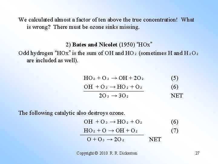 We calculated almost a factor of ten above the true concentration! What is wrong?
