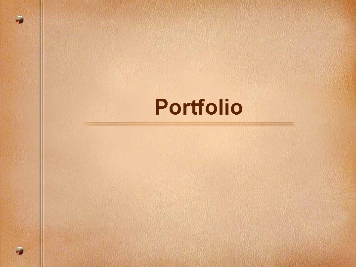 Portfolio 