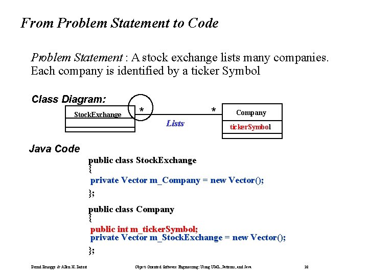 From Problem Statement to Code Problem Statement : A stock exchange lists many companies.