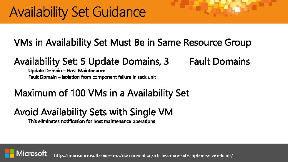 https: //azure. microsoft. com/en-us/documentation/articles/azure-subscription-service-limits/ https: //azure. microsoft. com/en-us/documentation/articles/azure-subscription-service-limits/
