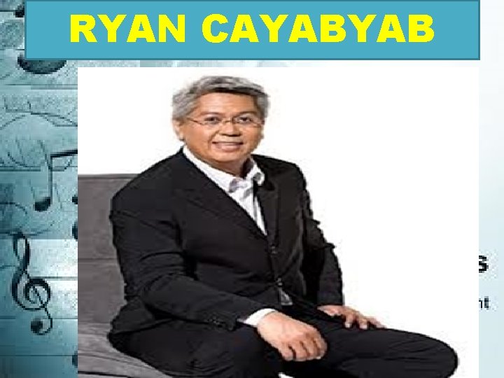 RYAN CAYABYAB 