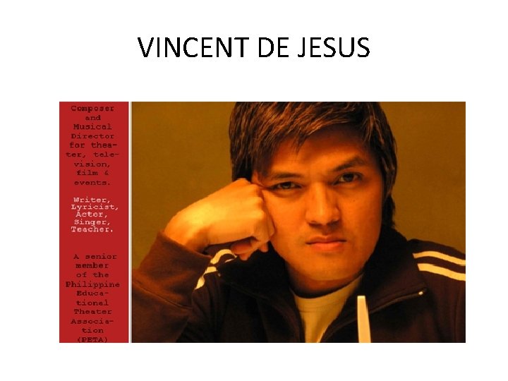 VINCENT DE JESUS 