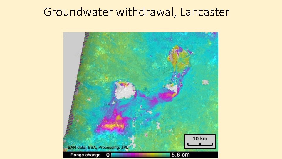 Groundwater withdrawal, Lancaster 