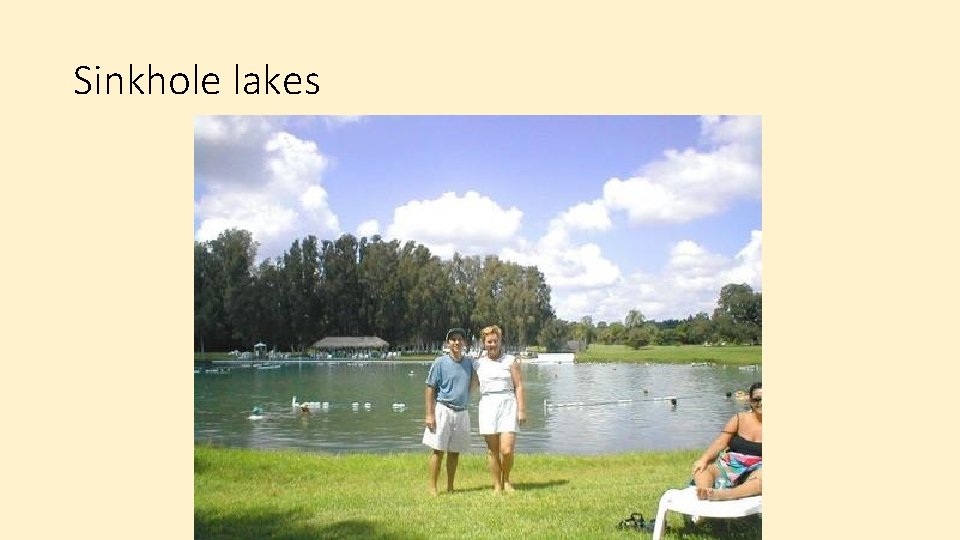 Sinkhole lakes 