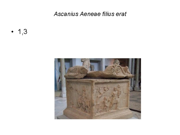 Ascanius Aeneae filius erat • 1, 3 