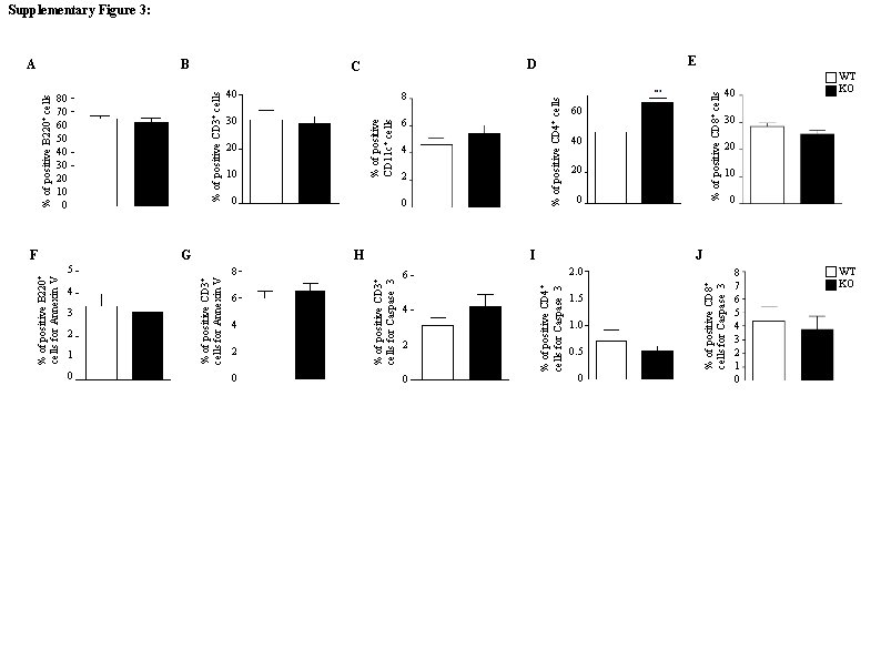 % of positive B 220+ cells for Annexin V 4 3 2 1 0