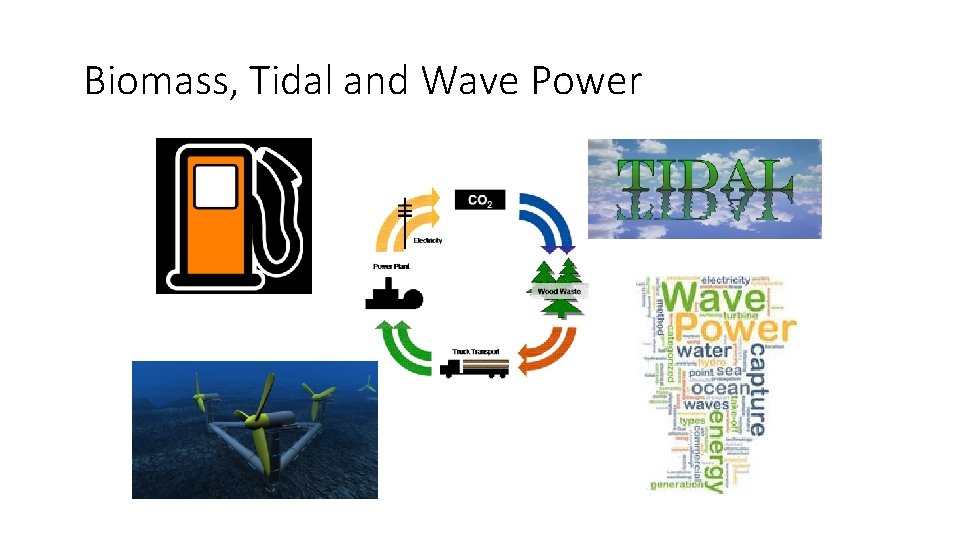 Biomass, Tidal and Wave Power 