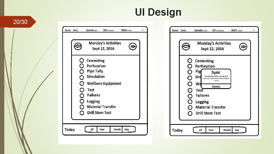 UI Design 20/30 