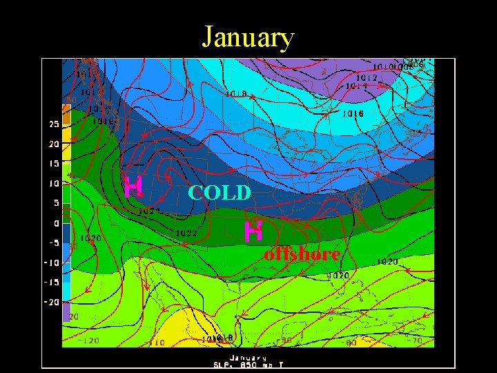 January COLD offshore 