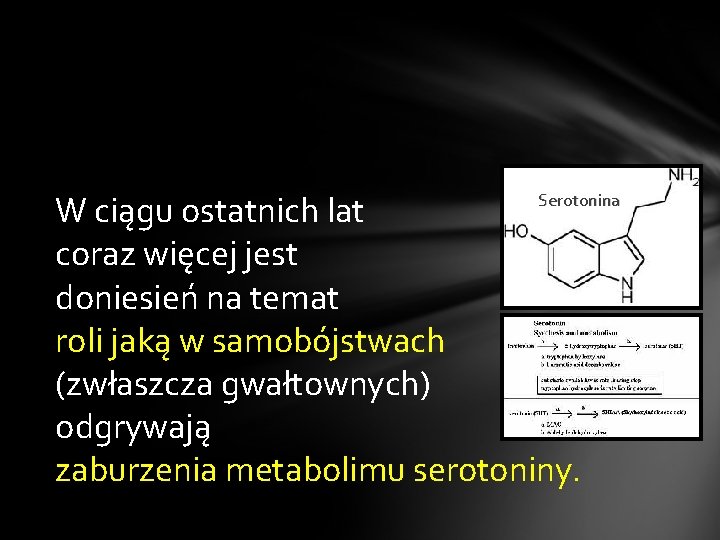 W ciągu ostatnich lat coraz więcej jest doniesień na temat roli jaką w samobójstwach