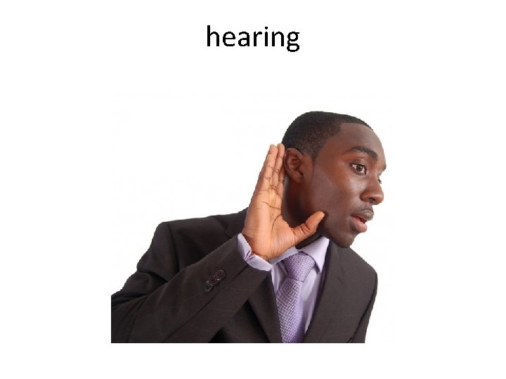 hearing 