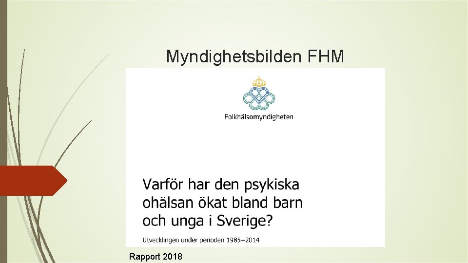 Myndighetsbilden FHM Rapport 2018 