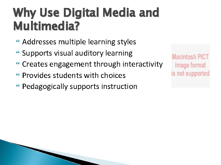Best Practices Using Digital Multimedia for Online Instruction