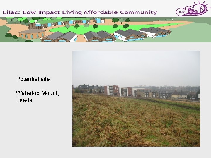 Potential site Waterloo Mount, Leeds 