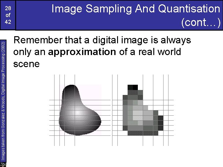 Images taken from Gonzalez & Woods, Digital Image Processing (2002) 28 of 42 Image