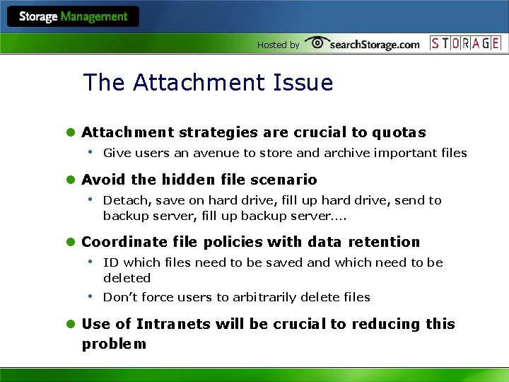 Hosted by The Attachment Issue l Attachment strategies are crucial to quotas • Give