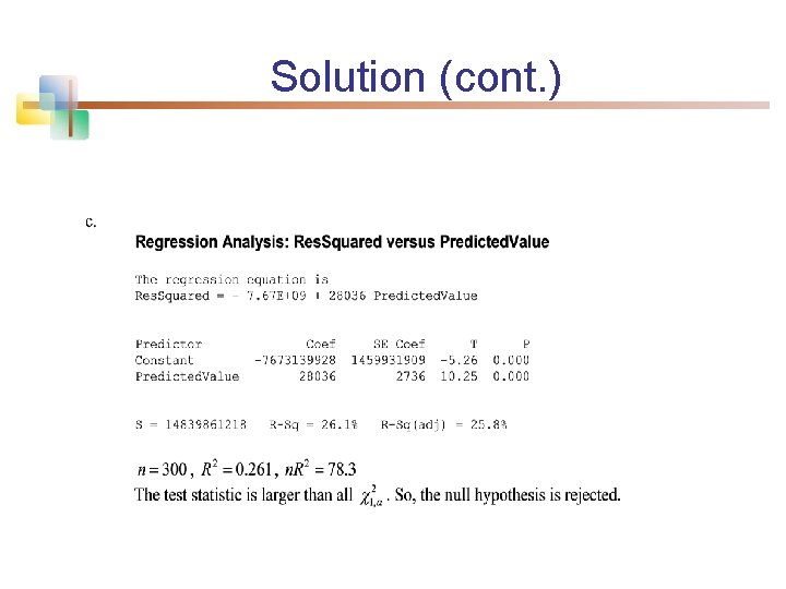 Solution (cont. ) 