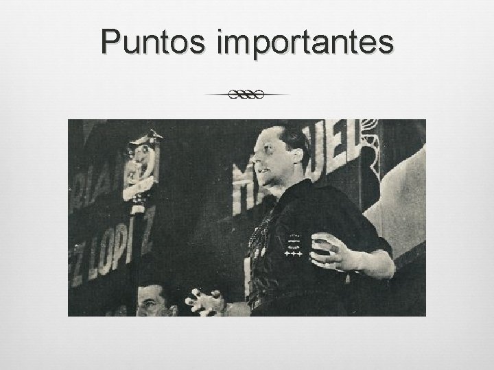 Puntos importantes 