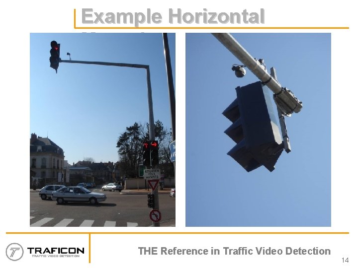Example Horizontal Mounting THE Reference in Traffic Video Detection 14 