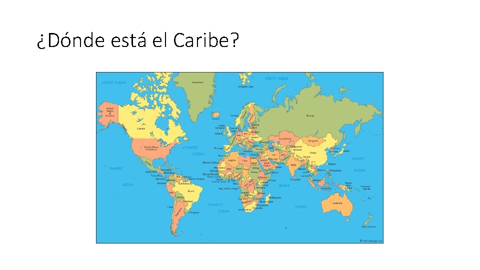 ¿Dónde está el Caribe? 