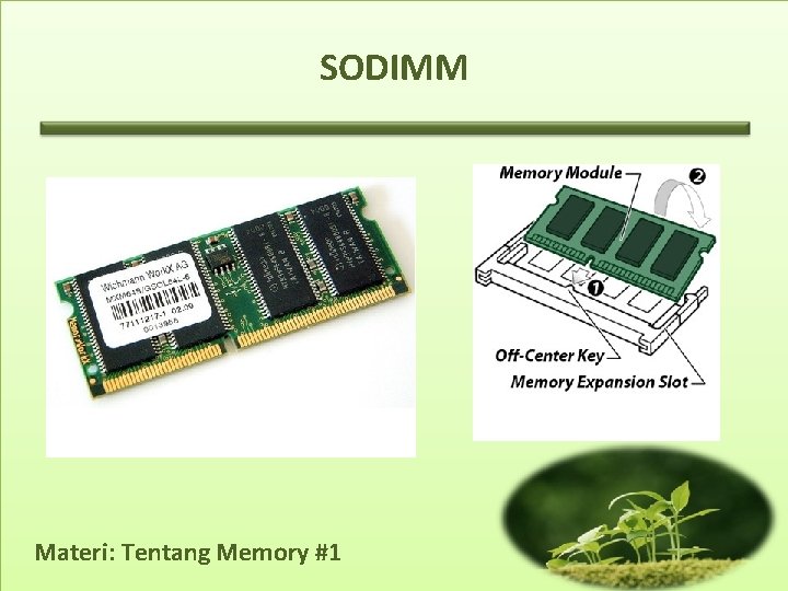 SODIMM Materi: Tentang Memory #1 