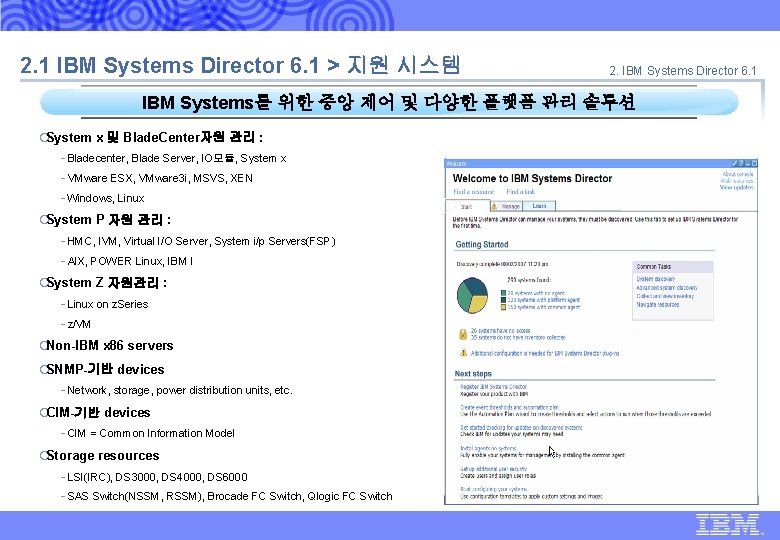 IBM Global Technology Services | IBM Systems Director 6. 1 표준 제안 | 2.