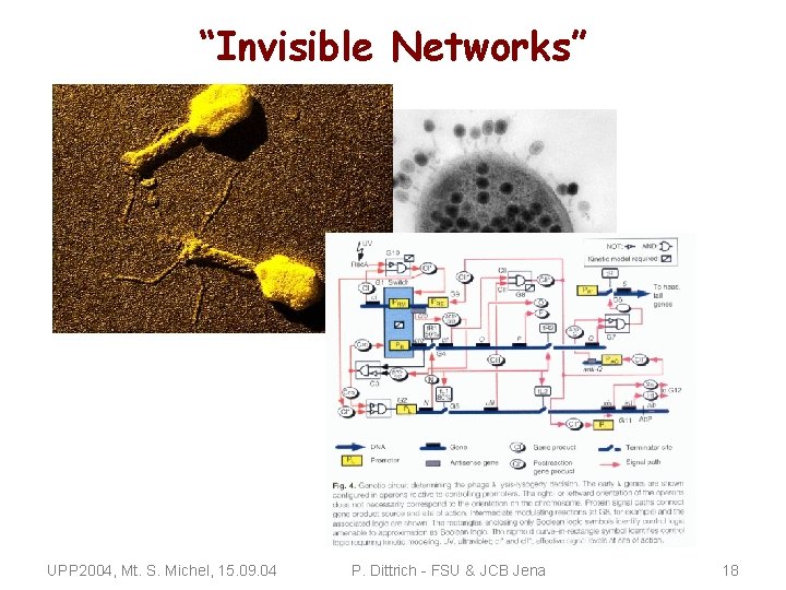 “Invisible Networks” UPP 2004, Mt. S. Michel, 15. 09. 04 P. Dittrich - FSU