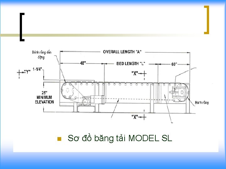 n Sơ đồ băng tải MODEL SL 