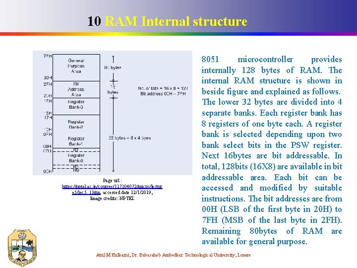 10 RAM Internal structure Page url : https: //nptel. ac. in/courses/117104072/micro/lectur e 5/lec 5_1.