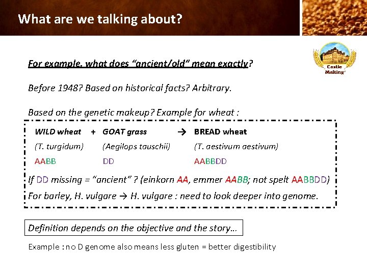 What are we talking about? For example, what does “ancient/old” mean exactly? Before 1948?