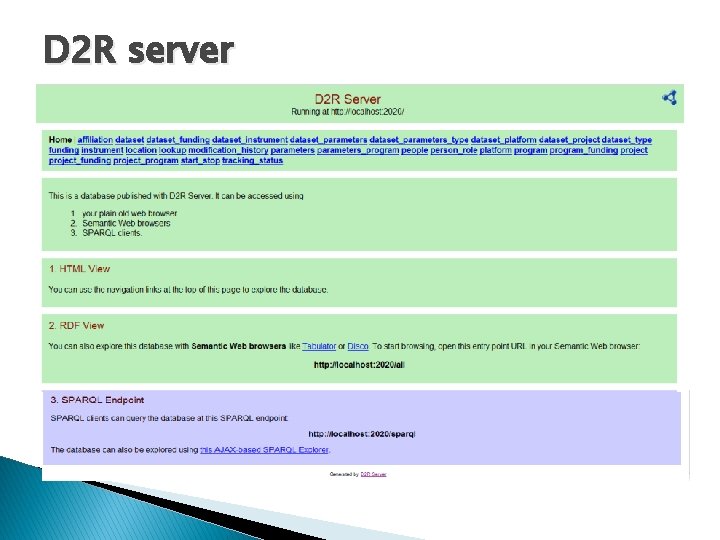 D 2 R server 