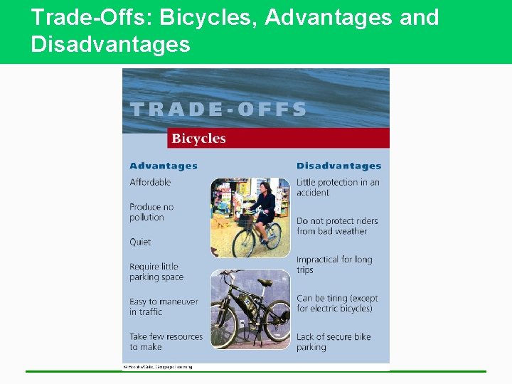 Trade-Offs: Bicycles, Advantages and Disadvantages 